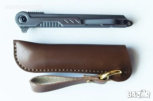 Сгъваем нож от неръждаема стомана M390, 88x210,кания, снимка 2 - Ножове - 52239753