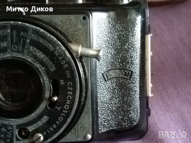 Фотоапарат Пионир Чехословакия от соца от 50-те на 20век калъф естествена кожа, снимка 6 - Антикварни и старинни предмети - 36455088