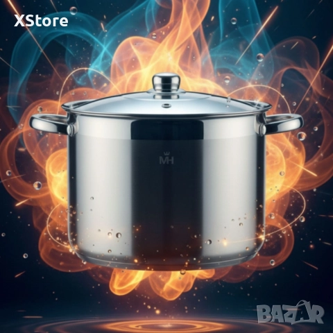 Неръждаема тенджера - MERCURY HAUS COSMO PREMIUM , снимка 9 - Съдове за готвене - 52496836