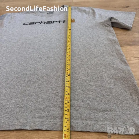 Carhartt relaxed fit мъжка тениска размер XL сива , снимка 5 - Тениски - 55817199