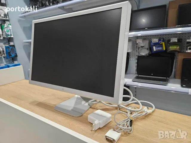 +Гаранция! Монитор Apple Cinema HD Display A1082 23" 1920x1200 WUXGA 16:10, снимка 6 - Монитори - 49196262