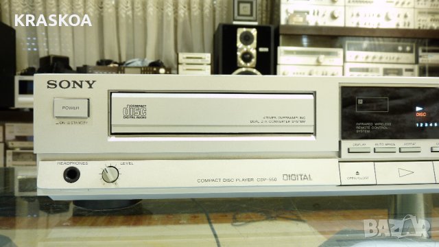 SONY CDP-550, снимка 3 - Ресийвъри, усилватели, смесителни пултове - 40957822