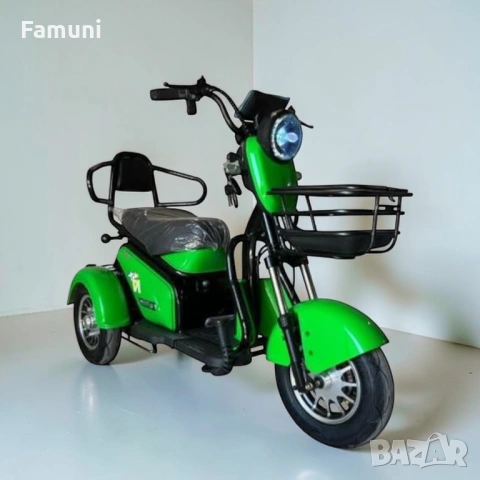 Електрическа Триколка PUDDING 1800W 4 ЦВЯТА, снимка 2 - Мотоциклети и мототехника - 53777246