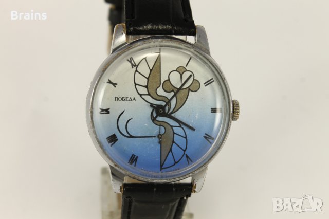 Колекционерски Руски Часовник Победа 40 мм, снимка 4 - Антикварни и старинни предмети - 35990332