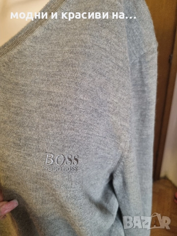 Мъжки пуловер Hugo Boss. размер L/XL, снимка 2 - Пуловери - 52115102