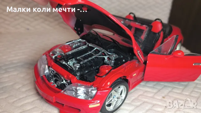Метални коли BMW Z3 M . Мащаб 1:18, снимка 9 - Колекции - 55751550