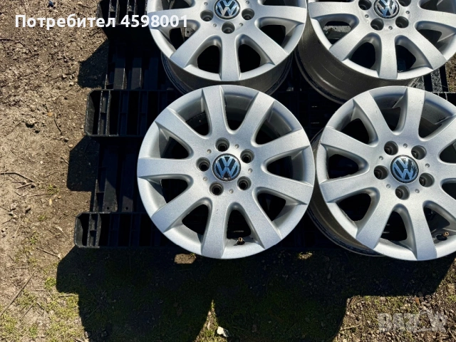 4бр.Алуминиеви джанти 15цола 5x112 за Vw Caddy,Golf,Touran,Skoda,Seat,Audi, снимка 5 - Гуми и джанти - 53753623