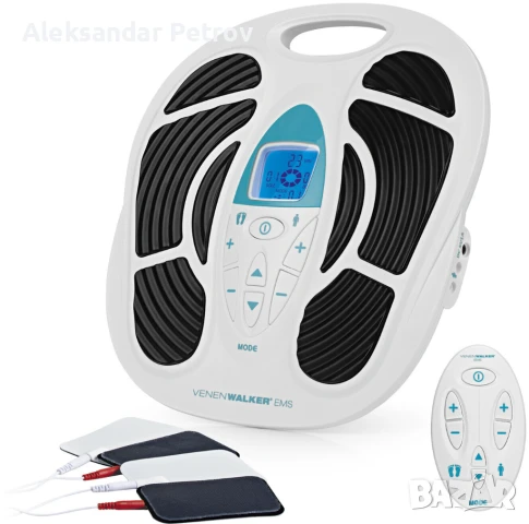 VENENWALKER EMS е медицински продукт, предназначен за стимулиране на кръвообращението, особено в кра