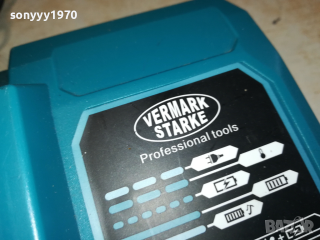 VERMARK STARKE BATTERY CHARGER-зарядно за флекс 1103241607, снимка 3 - Винтоверти - 44714332