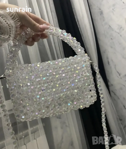 красива чанта от камъчета блестяща, снимка 2 - Чанти - 52815984