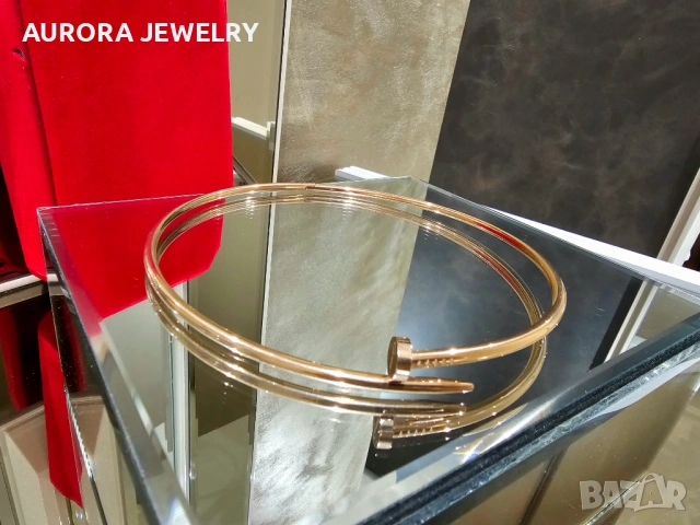 CARTIER Nail Juste un Clou Classic Rose Gold Колие Пирон