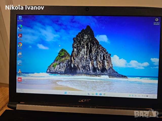 Лаптоп Acer Aspite 5 17.3 инча | Intel i5 8250U 4x3.40 Ghz|12GB RAM|512GB SSD + 1TB HDD | Windows 11, снимка 2 - Лаптопи за дома - 53596453