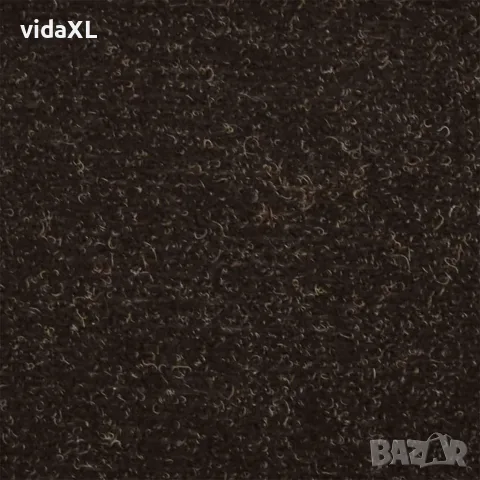 vidaXL Изтривалки за стълби, самозалепващи се, 30 бр., 65x21x4 см, тъмнокафяви, полукръгли, големи, снимка 7 - Изтривалки - 56147164