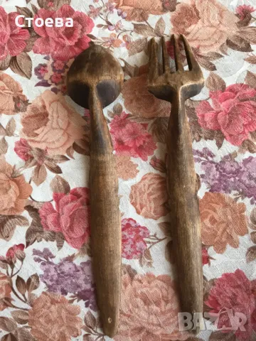 комплект от две големи плата и салатиера + прибори  , снимка 10 - Чинии - 39683679