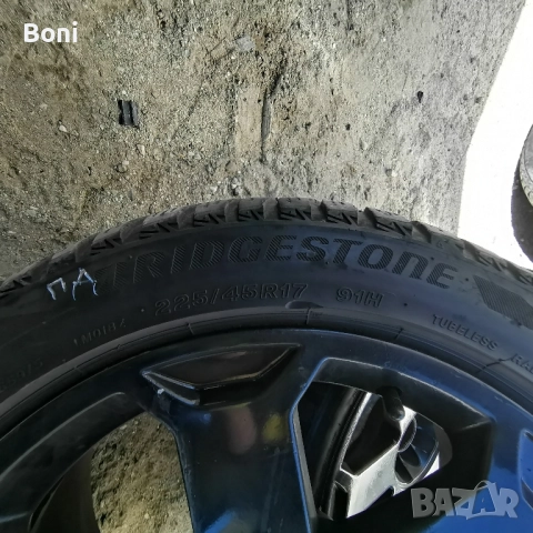 5х100/112 17 със Зимни гуми. 