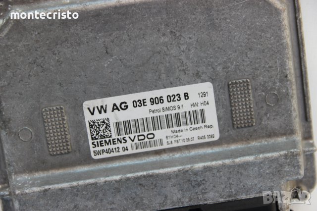 Моторен компютър ЕCU VW Polo 9N2 (2005-2009г.) 03E906023B / 03E 906 023 B / 5WP4041204 / 5WP40412, снимка 2 - Части - 40637064
