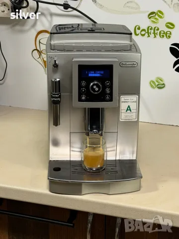 Кафемашина кафе автомат delonghi magnifica с гаранция, снимка 2 - Кафемашини - 56015461
