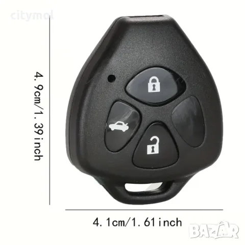 Кутийка за ключ с 3 бутона за TOYOTA Corolla Camry Avensis Reiz RAV4 Crown Avalon Venza Matrix Yaris, снимка 2 - Аксесоари и консумативи - 49823222