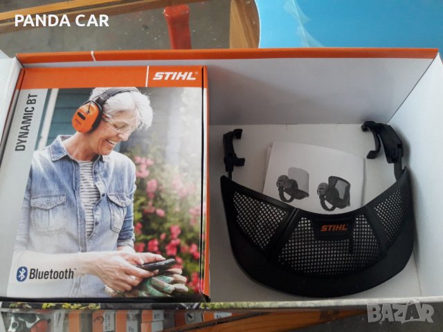 STIHL  Комплект за защита на лицето и слуха DYNAMIC Bluetooth® PC С предпазител от поликарбонат, снимка 3 - Други машини и части - 35971914