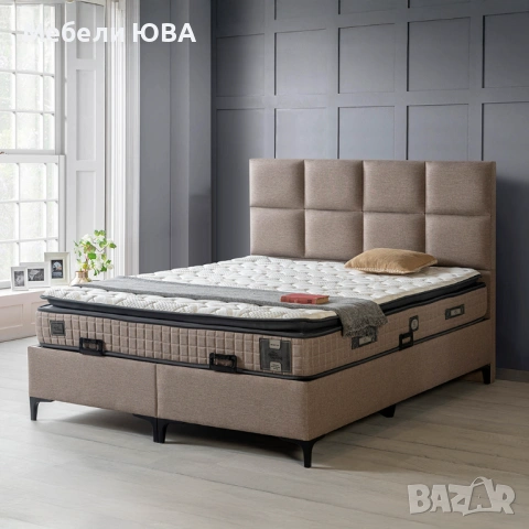 Тапицирани легла с метална конструкция!