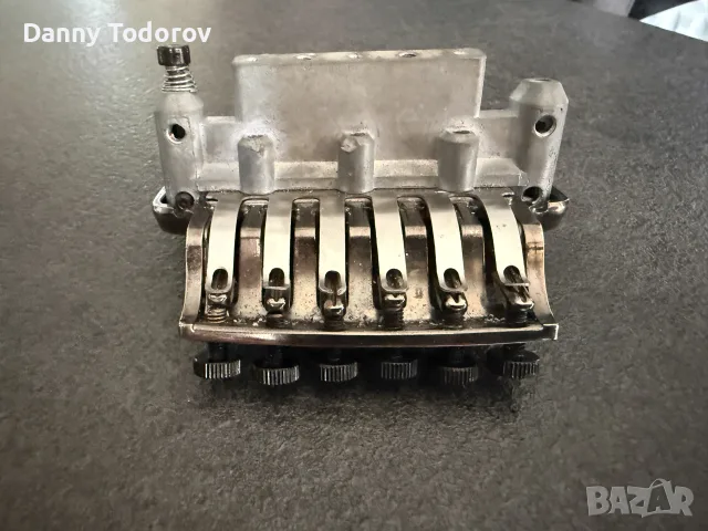 Ibanez Original Edge Tremolo Bridge (Made in Japan / Gotoh) – Cosmo Black + Ръчка, снимка 7 - Китари - 55874291