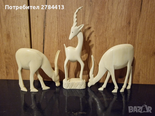 Африкански фигури от слонова кост/ Разпродажба, снимка 8 - Статуетки - 53358479