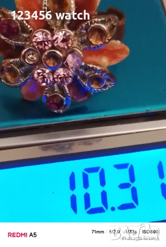 Стари посребрени пръстени със естествен камък, снимка 6 - Антикварни и старинни предмети - 53709696