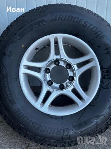 Джанти 6x139.7 с зимни гуми Toyota Land Cruiser , снимка 8 - Гуми и джанти - 52233427