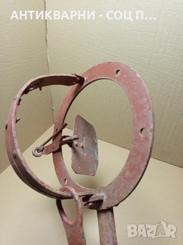 Соц Стар Ръчно Кован Капан Клюса За Животни., снимка 7 - Антикварни и старинни предмети - 50842550