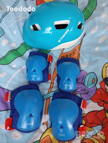 Детска каска наколенки и лакътници 