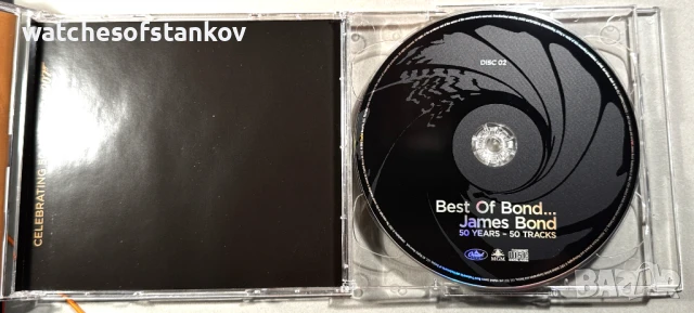 Best of Bond.... James Bond Two Discs w/ 50 Tracks by Capitol Records, снимка 3 - CD дискове - 50670965