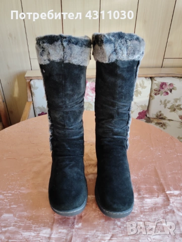 Топли дамски ботуши DENVER HAYES 42 номер, снимка 2 - Маратонки - 53138173