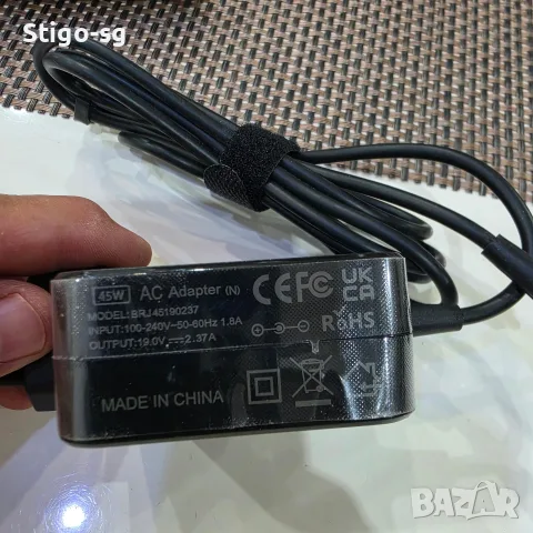 Зарядно за лаптоп 45W (19V / 2.37A) – Захранващ адаптер модел BRJ45190237, снимка 3 - Кабели и адаптери - 55944176