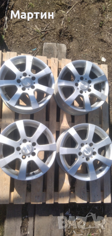 MAZDA Джанти Aluett Typ 7 - 5х114 - 6,5Jx15цола ET40, снимка 4 - Гуми и джанти - 36463817