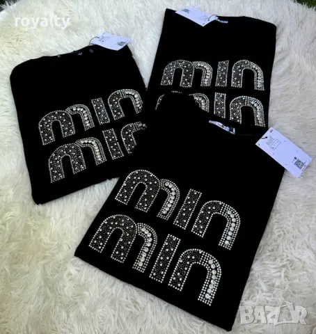 Памучна дамска рокля Miu Miu , снимка 2 - Рокли - 50413893