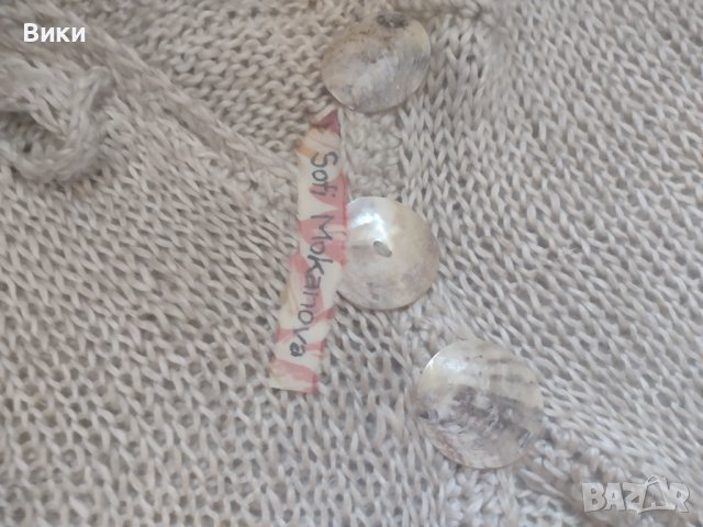 Ръчно плетена спорно елегантна лятна блуза с качулка , снимка 10 - Блузи с дълъг ръкав и пуловери - 41402452