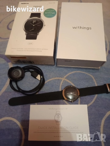 NOKIA STEEL HR 40 мм. смарт часовник, снимка 2 - Смарт часовници - 52004043