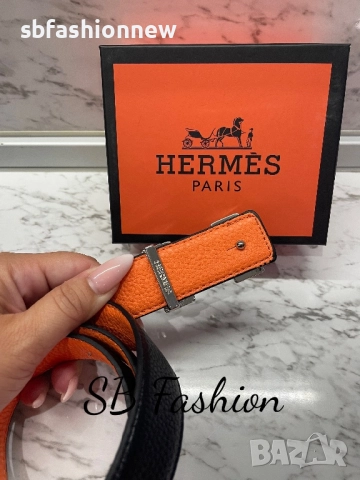 Hermes двулицев колан в кутия, снимка 3 - Колани - 52488149