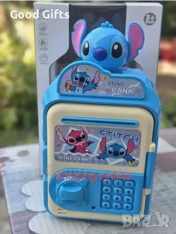 Детска Касичка Лило и Стич Сейф за пари, Банкомат, Детска касичка, снимка 4 - Други - 47671829