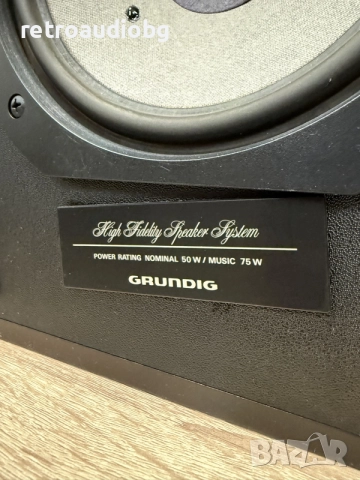 🔈Ретро трилентови тонколони Grundig BOX 66b - 50-75W - 4 ома🔈, снимка 4 - Тонколони - 56024747