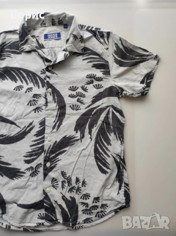 JACK & JONES - 152см - Детска Риза Къс Ръкав, снимка 3 - Детски ризи - 53513852