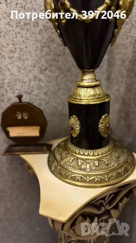 Френска бронзова винтидж лампа , снимка 4 - Антикварни и старинни предмети - 50426412