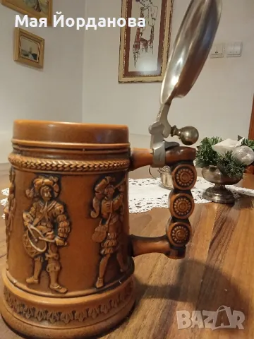 Стари, оригинални халби за бира, немски и английски., снимка 4 - Чаши - 48835963