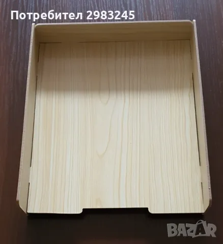 Дървен органайзер за бюро , снимка 2 - Други стоки за дома - 49331460