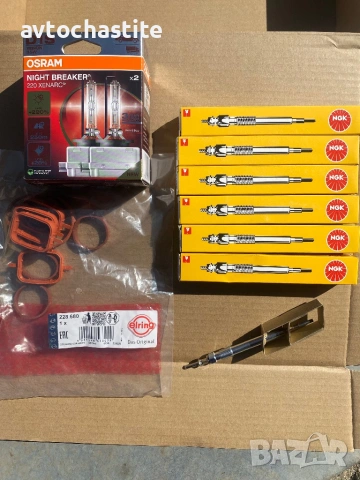 Подгревни свещи за BMW - 6бр и ПОДАРЪК Ксенон крушки 2бр