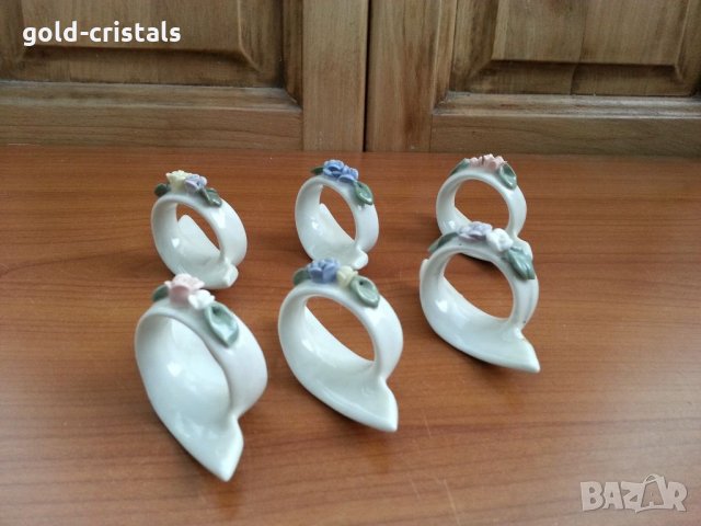 Порцеланови рингове за салфетки, снимка 3 - Антикварни и старинни предмети - 34418688