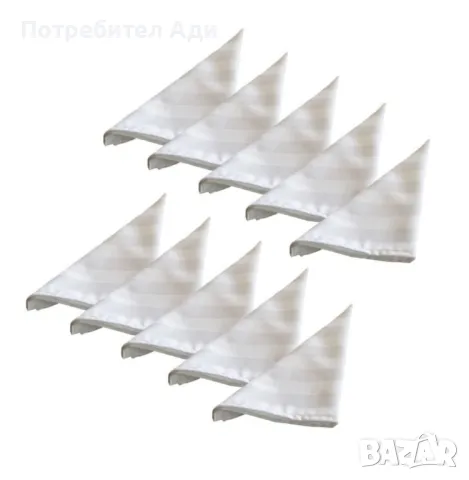 Салфетки за маса Kotonia Home Hotel, 100% памук, Damasc, Размери 35x35 см, 10 броя, снимка 1