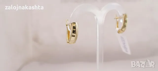 Нови Златни обеци-1,47гр/14кр, снимка 3 - Обеци - 49342087