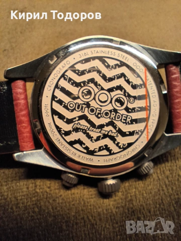 Out of Order Sporty Cronografo Red Dial - 200m, снимка 7 - Мъжки - 53831184
