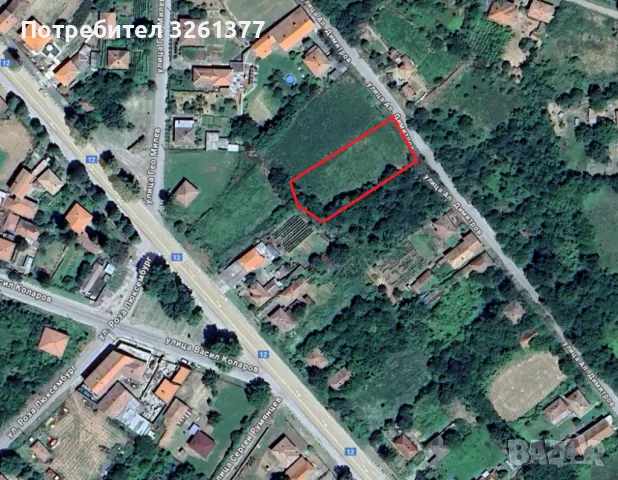 Урегулиран парцел 1497м2 Брегово